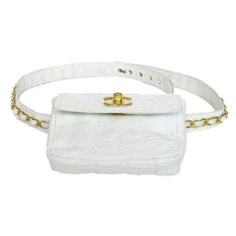 chanel belt bag white|chanel belt bag women's.